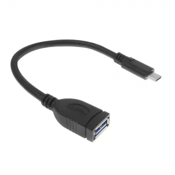 ACT USB 3.0 laidas OTG USB-C kištukas į USB-A lizdą 0,2 m 5 Gbit/s