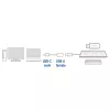 ACT USB 3.0 laidas OTG USB-C kištukas į USB-A lizdą 0,2 m 5 Gbit/s