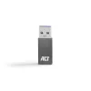 USB-A į USB-C adapteris ACT AC7375 pilka