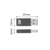 USB-A į USB-C adapteris ACT AC7375 pilka