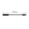 Garso adapteris ACT AC7380 0.11 m 3,5 mm lizdas USB-C kištukas juodas