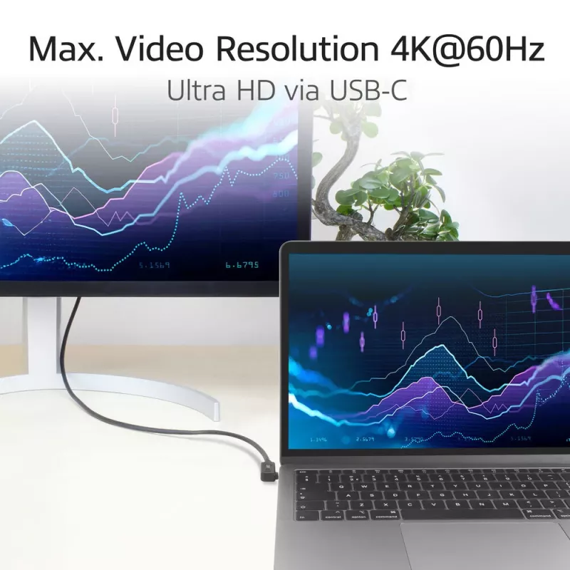 ACT USB 3.0 kampinis USB-C laidas 1 m 5 Gbit/s juodas
