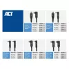 ACT USB 3.0 kampinis USB-C laidas 1 m 5 Gbit/s juodas