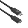 ACT USB 3.0 ilginimo laidas USB-C 2 m 5 Gbit/s juodas