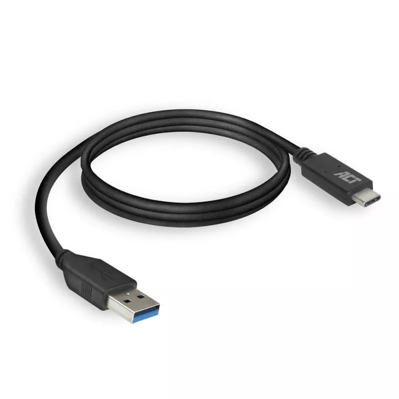 ACT USB 3.0 laidas USB-A į USB-C 2 m 5 Gbit/s Juoda