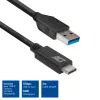 ACT USB 3.0 laidas USB-A į USB-C 2 m 5 Gbit/s Juoda