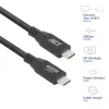 ACT USB4 20Gbps 240W USB Type-C laidas 0,5 m juodas