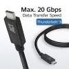 ACT USB4® 20Gbps laidas, USB-C, USB-IF sertifikuotas, 1 m
