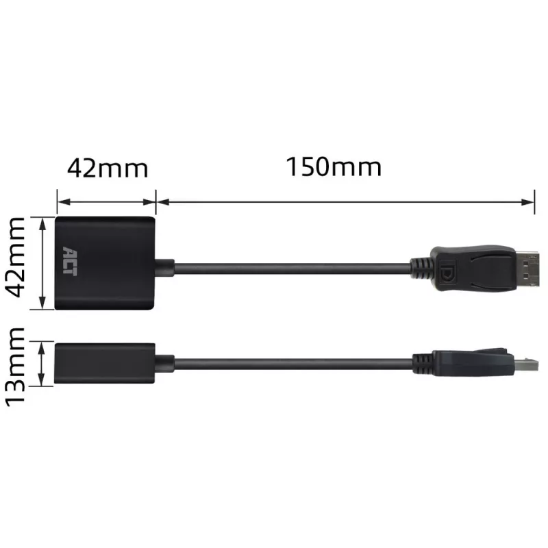 Adapteris DisplayPort į VGA ACT AC7515
