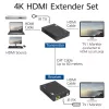 AV siųstuvas ir imtuvas ACT 4K HDMI 2.0 prailgintuvas per CAT6 UTP su IR palaikymu 60 metrų