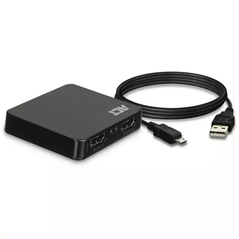 ACT AC7835 HDMI 1.4 skirstytuvas 2 prievadai 4K 3840 x 2160 juodas