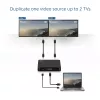 ACT AC7835 HDMI 1.4 skirstytuvas 2 prievadai 4K 3840 x 2160 juodas