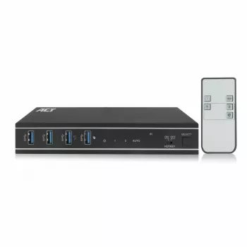 ACT 2 prievadų HDMI 4K@60Hz KVM jungiklis, USB 3.2 Gen1 (USB 3.0)