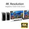 ACT AC7914 2 prievadų dvigubo HDMI KVM jungiklis, 4K@60Hz, USB 3.2 Gen1