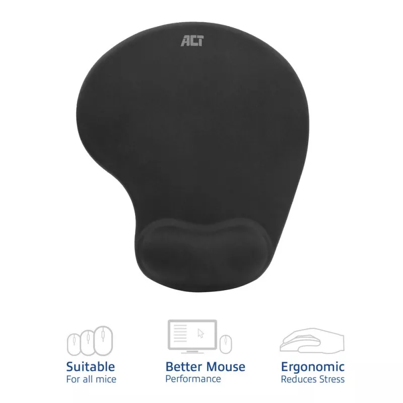 Pelėdos kilimėlis ACT Ergonomic AC8010 su riešo atrama