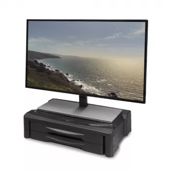 ACT Monitor stovas AC8215 itin platus, reguliuojamo aukščio, su dviem stalčiais