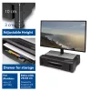 ACT Monitor stovas AC8215 itin platus, reguliuojamo aukščio, su dviem stalčiais