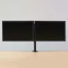 ACT Dvigubas monitoriaus laikiklis AC8302, spaustuvinis / per varžtą, 16 kg, 10-32 colių