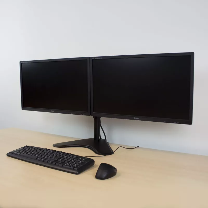 ACT laisvai pastatomas dviejų monitorių laikiklis AC8320, maks. 16 kg, 33–81,3 cm