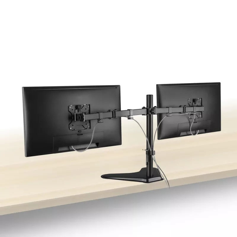 ACT laisvai pastatomas dviejų monitorių laikiklis AC8320, maks. 16 kg, 33–81,3 cm