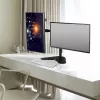 ACT laisvai pastatomas dviejų monitorių laikiklis AC8320, maks. 16 kg, 33–81,3 cm