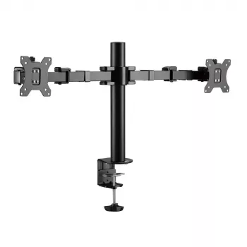 ACT dviejų monitorių laikiklis Office Solid Pro, spaustuvas / per varžtą, 12 kg, 10-32 col.