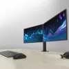 ACT dviejų monitorių laikiklis Office Solid Pro, spaustuvas / per varžtą, 12 kg, 10-32 col.