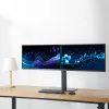 Stalinis monitorių laikiklis ACT AC8332, du monitoriai, 27 inch, dujinė spyruoklė, laisvai pastatomas