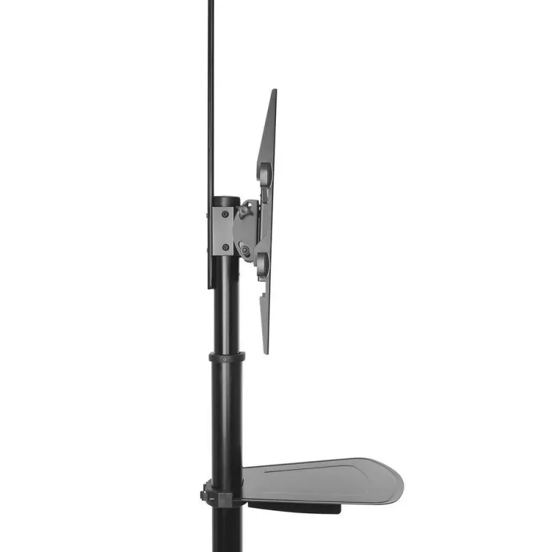 Televizoriaus stovas ant ratukų ACT AC8370 juodas 70 colių 50 kg VESA 200x200–600x400