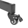 Televizoriaus stovas ant ratukų ACT AC8370 juodas 70 colių 50 kg VESA 200x200–600x400