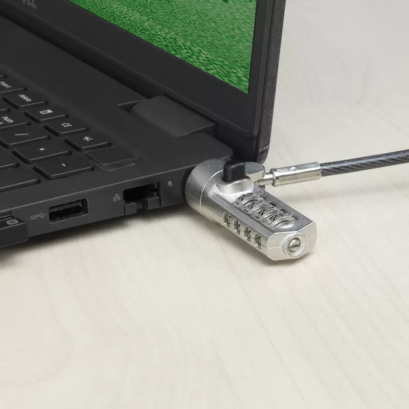 ACT Wedge Laptop Lock AC9035 kombinuotas spynos laidas 2 m metalinis