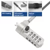 ACT Wedge Laptop Lock AC9035 kombinuotas spynos laidas 2 m metalinis
