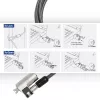 ACT Wedge Laptop Lock spyna su raktais Metallic 2 m kabelis