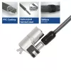 ACT Wedge Laptop Lock spyna su raktais Metallic 2 m kabelis