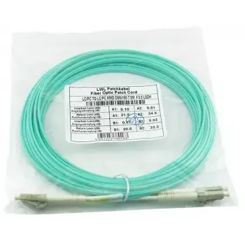Skaidulinis optinis kabelis BlueOptics AJ839A 50 m LC OM3 Aqua