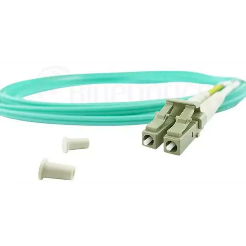 Skaidulinis optinis kabelis BlueOptics AJ839A 50 m LC OM3 Aqua