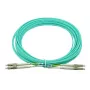 Skaidulinis optinis kabelis BlueOptics AJ839A 50 m LC OM3 Aqua
