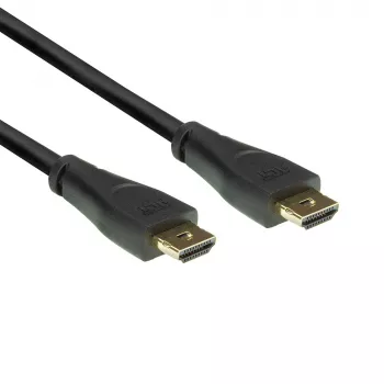 ACT 0,90 m HDMI 4K Premium Certified Locking laidas v2.0 HDMI-A kištukas - HDMI-A kištukas