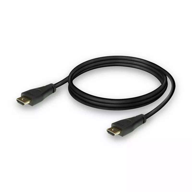 ACT 0,90 m HDMI 4K Premium Certified Locking laidas v2.0 HDMI-A kištukas - HDMI-A kištukas