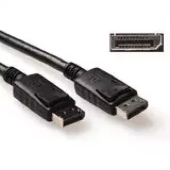 DisplayPort laidas vyriškas-vyriškas ACT AK3980 2 m su 20-uoju maitinimo kaiščiu