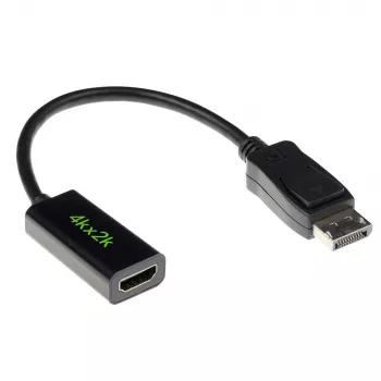 Adapterinis kabelis DisplayPort kištukas - HDMI-A lizdas ACT AK3994 0,15 m
