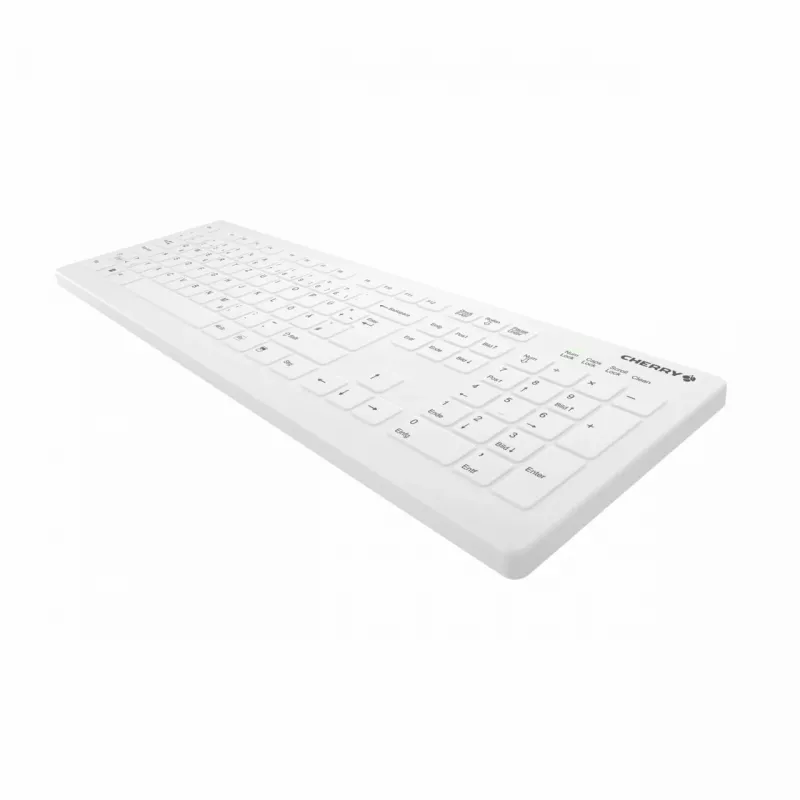 Contour Design AK-C8112F medicininė klaviatūra RF belaidė Vokietiškas išdėstymas balta