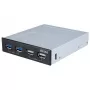 Priekinio skydelio jungčių modulis Akasa InterConnect S AK-ICR-12V3, 3.5 inch lizdui, USB 3.0/2.0