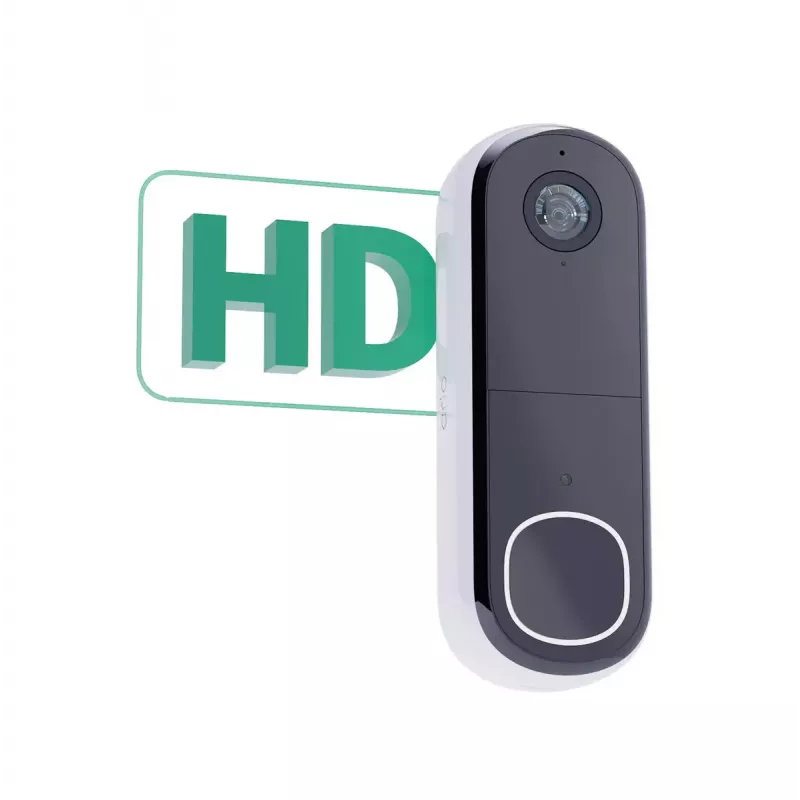 Vaizdo durų skambutis Arlo Essential HD AVD3001-100EUS 1536p 180° matymo kampas