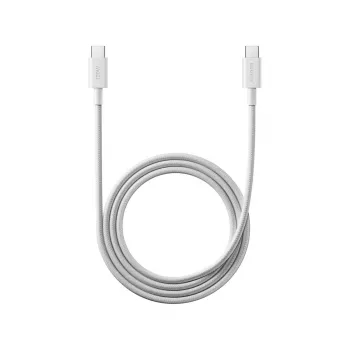 USB-C į USB-C laidas Xiaomi BHR087KGL 1 m, USB 2.0, 0.48 Gbit/s, Baltas