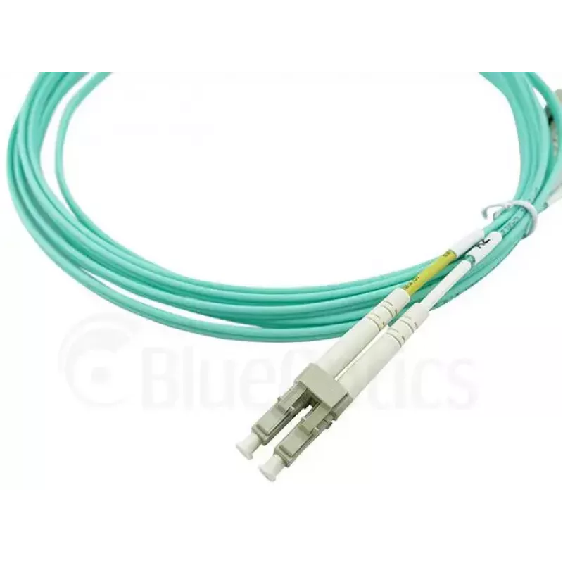 Skaidulinės optikos laidas BlueOptics BK843A-BO 50m LC OM3 Aqua