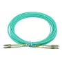 Skaidulinės optikos laidas BlueOptics BK843A-BO 50m LC OM3 Aqua