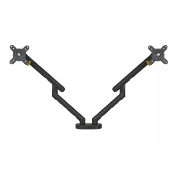 BakkerElkhuizen BE Flexible Dual Black tvirtinimo laikiklis dviem monitoriams, spaustuvas, 20 kg, 43,2 cm (17 col.), 88,9 cm (35 col.), 100 x 100 mm, juodas