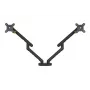 BakkerElkhuizen BE Flexible Dual Black tvirtinimo laikiklis dviem monitoriams, spaustuvas, 20 kg, 43,2 cm (17 col.), 88,9 cm (35 col.), 100 x 100 mm, juodas