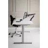 BakkerElkhuizen BE Flexible Dual dviejų monitorų laikiklis, tamsiai pilkas, spaustuvas, 20 kg, 43,2 cm (17 col.), 88,9 cm (35 col.), 100 x 100 mm